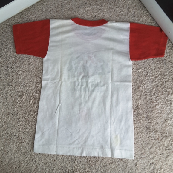 VINTAGE Single Stitch 50/50 Amerks Tee 1983 Size L 14/16 - Picture 2 of 4